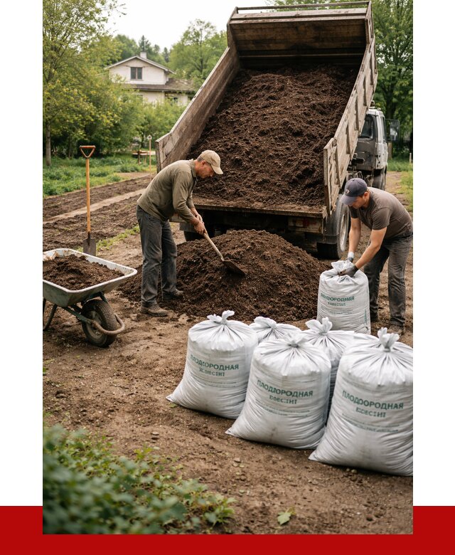 Плодородная смесь в Беслане от 4253 р./куб с доставкой | ПРОНЕРУДБсл