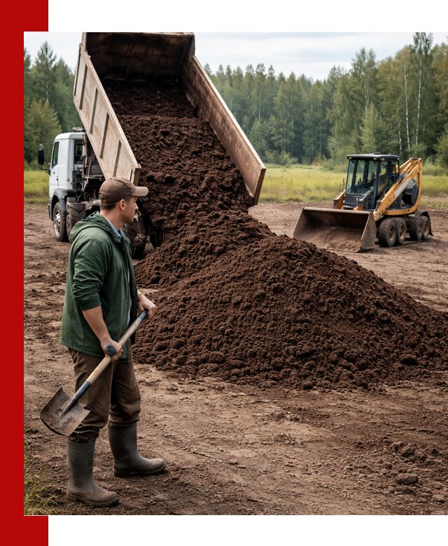 Купить верховой торф с доставкой в Беслане для садоводства и растений