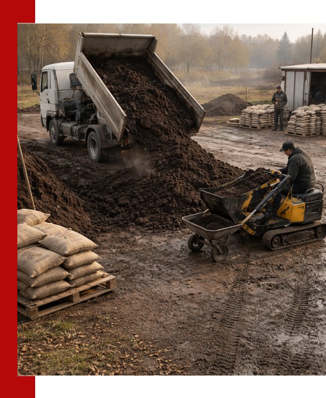 Кислый торф в доставке по выгодным ценам в Беслане