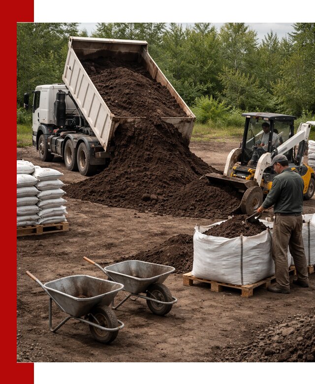 Доставка и продажа торфогрунта в Беслане оптом и в розницу