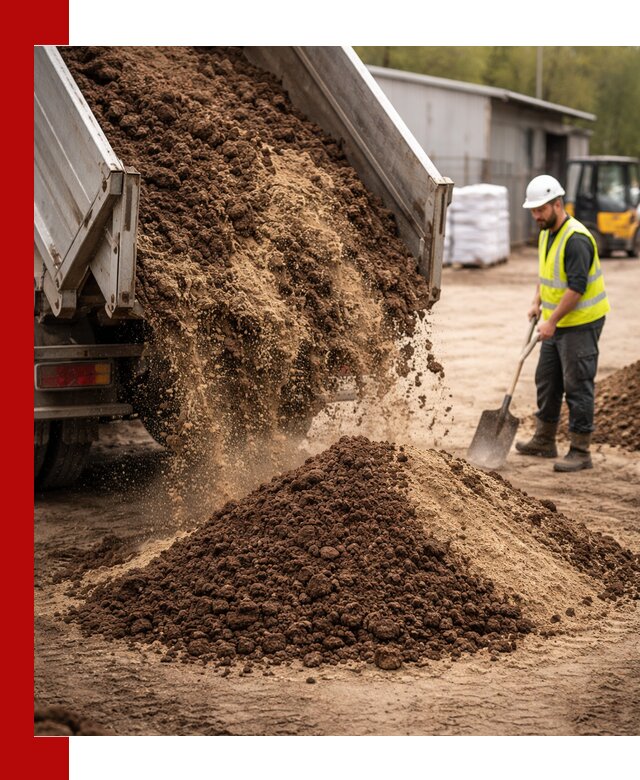 Доставка торфо-песчаной смеси в Беслане для строительства и озеленения