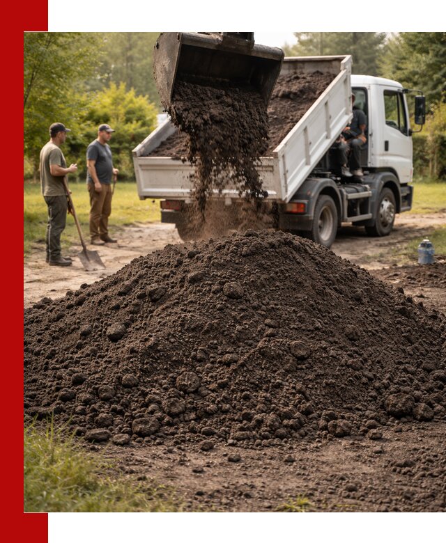 Доставка и продажа чернозема в Беслане оптом и в розницу