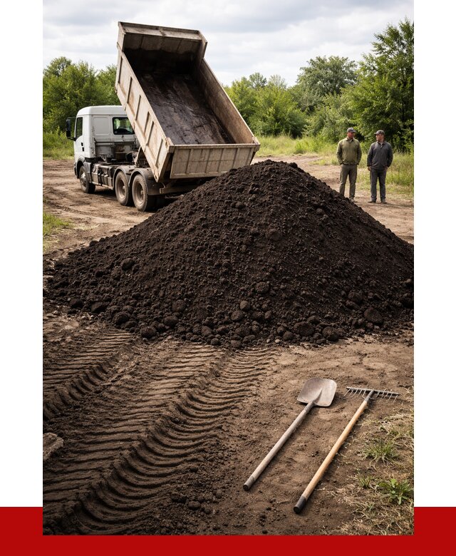 Купить чернозем навалом в Беслане от 1215 р. за куб | ПРОНЕРУДБсл