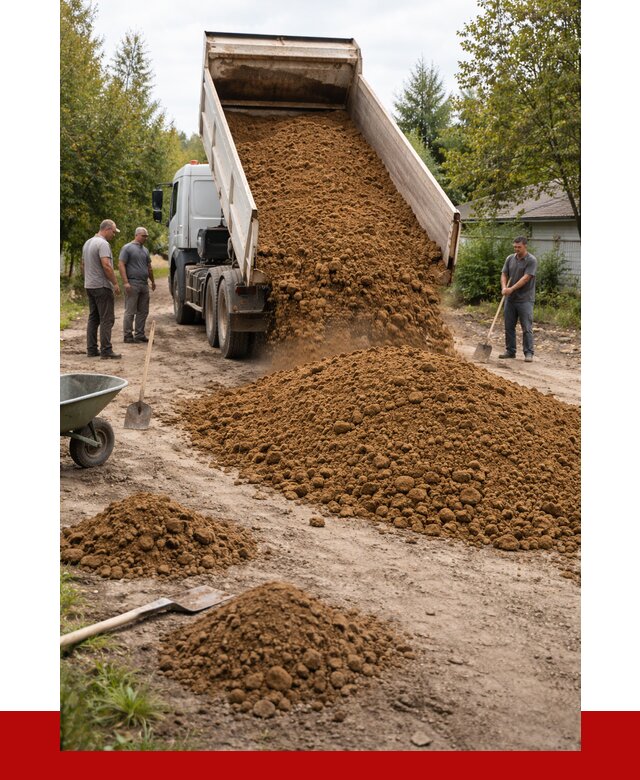 Купить суглинок с доставкой в Беслане от 2532 р. за куб | ПРОНЕРУДБсл