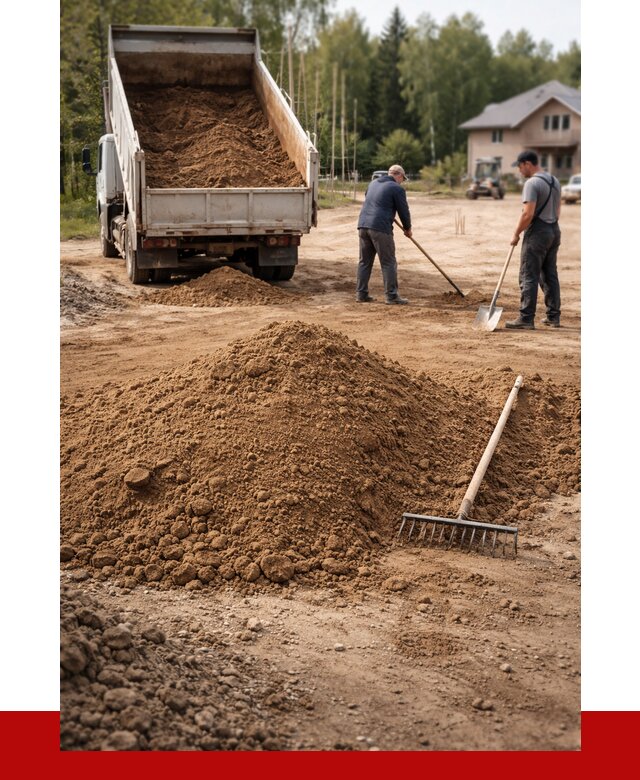 Суглинок для планировки в Беслане с доставкой от 4253 р. | ПРОНЕРУДБсл