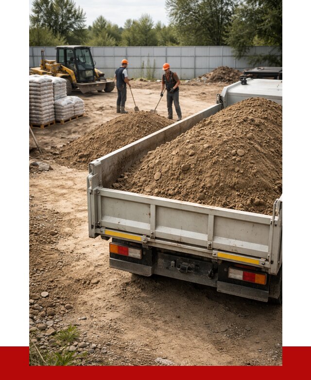 Супесь с доставкой в Беслане от 2481 р. за куб | ПРОНЕРУДБсл