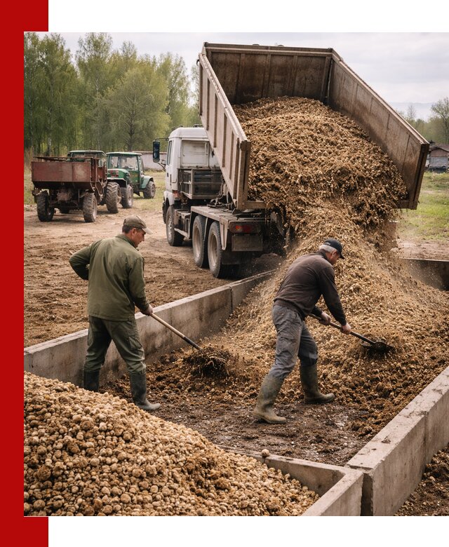 Куриный помет с доставкой в Беслане оптом и в розницу