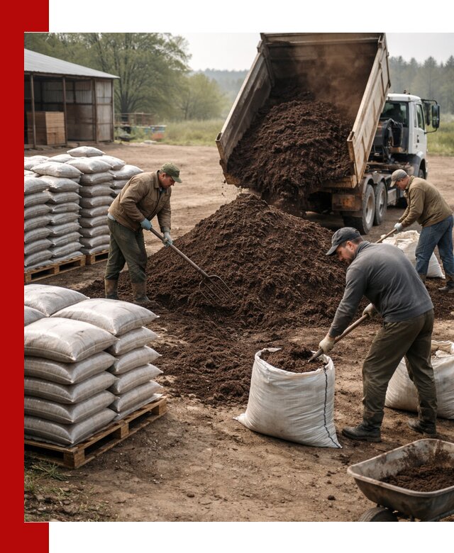 Доставка компоста оптом и в розницу в Беслане