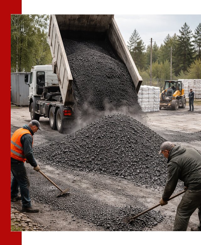 Доставка и продажа асфальтного гранулята в Беслане