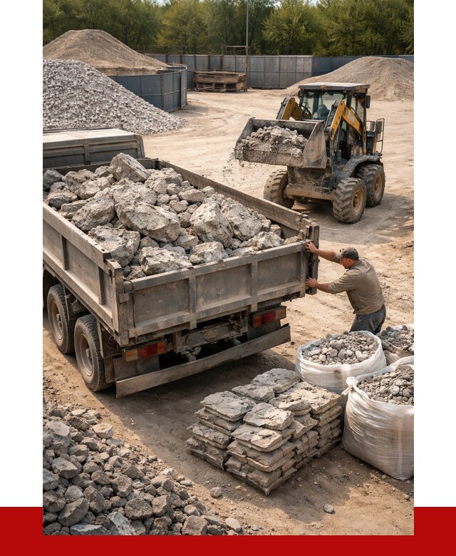 Купить бой бетона с доставкой в Беслане от 4860 р. | ПРОНЕРУДБсл