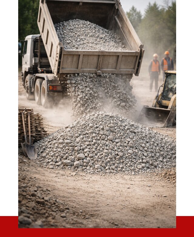 Купить дробленый бетон в Беслане от 1721 р./куб | ПРОНЕРУДБсл