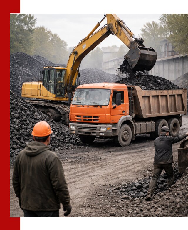 Доставка угля автотранспортом в Беслане быстро и выгодно