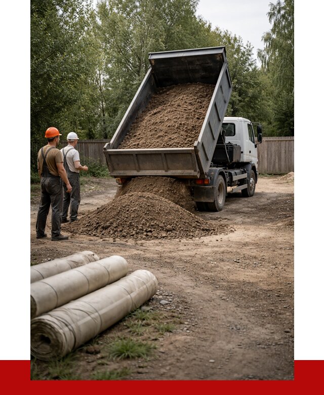 Доставка сыпучих материалов самосвалом в Беслана от 4253 р. | ПРОНЕРУДБсл