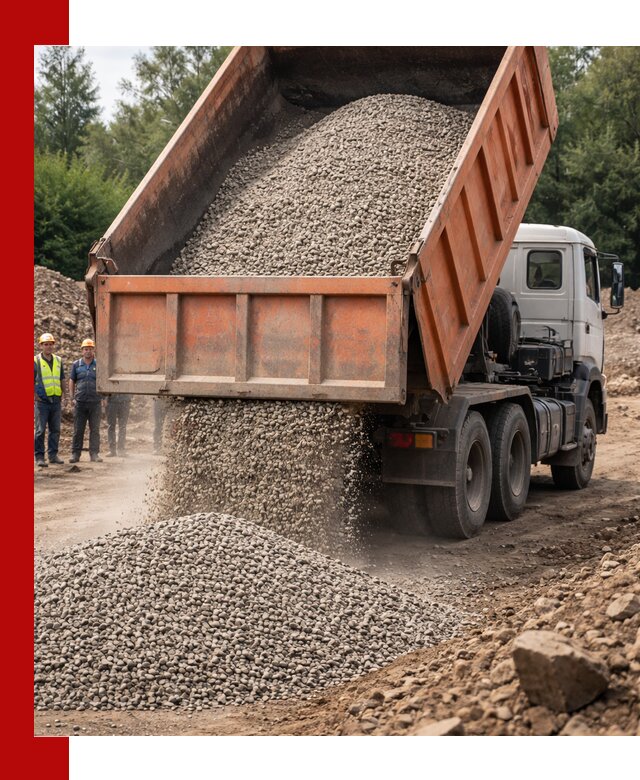 Доставка сыпучих материалов самосвалом в Беслане быстро и надежно