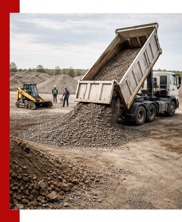 Доставка самосвалом 25 м³ в Беслане быстро и надежно