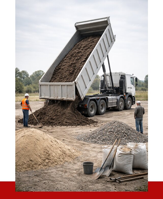 Доставка самосвалом 30 кубов в Беслане от 8607 р. | ПРОНЕРУДБсл