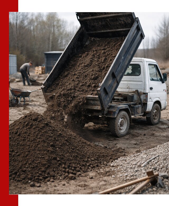 Аренда минисамосвала в Беслане для доставки сыпучих материалов