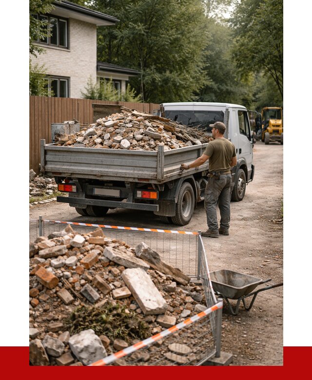 Вывоз строительного мусора с погрузкой в Беслане от 7595 р | ПРОНЕРУДБсл