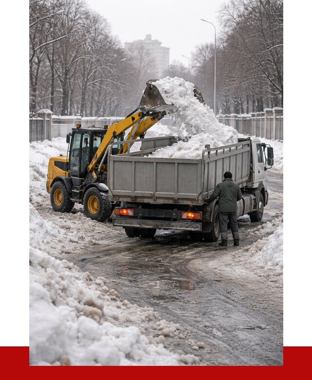 Вывоз снега с погрузкой в Беслане от 3544 р. ПРОНЕРУДБсл
