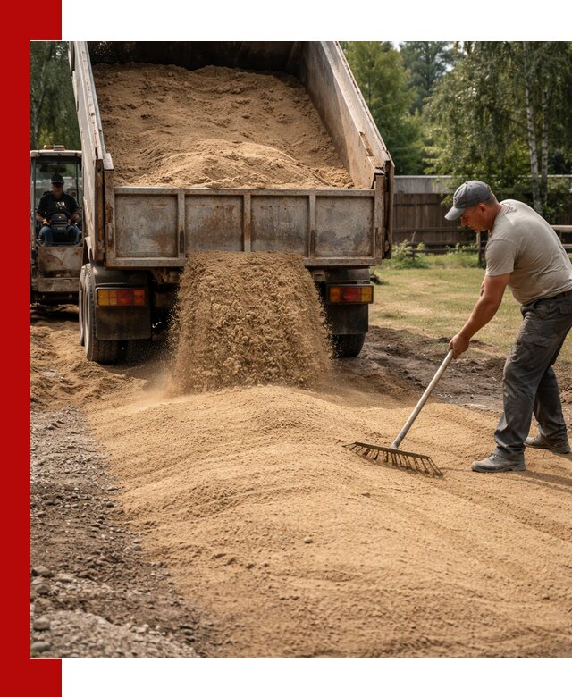 Отсыпка участка песком в Беслане быстро и качественно