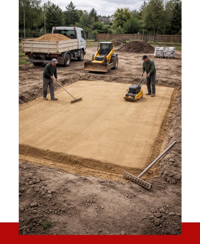 Устройство песчаной подушки в Беслане от 4557 р. ПРОНЕРУДБсл